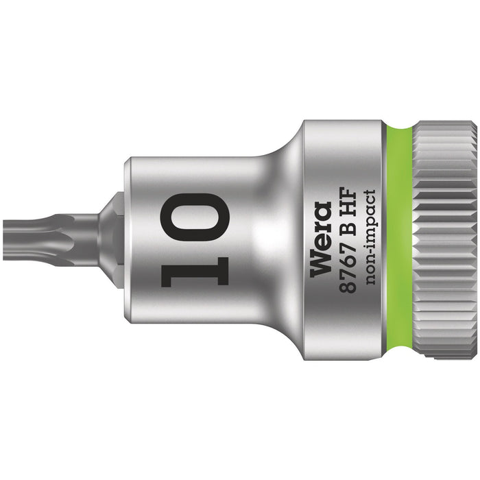 Wera 8767 B HF TORX® Zyklop bit socket with holding function, 3/8" drive, TX 10 x 35