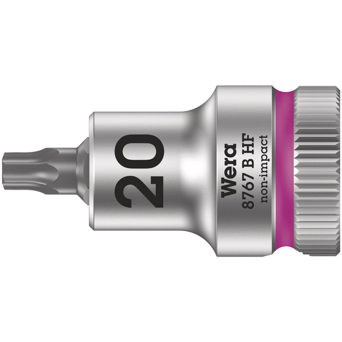 Wera 8767 B HF TORX® Zyklop bit socket with holding function, 3/8" drive, TX 20 x 35
