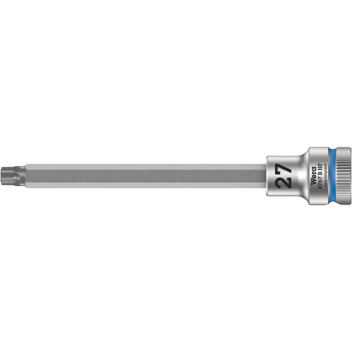 Wera 8767 B HF TORX® Zyklop bit socket with holding function, 3/8" drive, TX 27 x 107