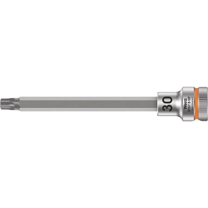 Wera 8767 B HF TORX® Zyklop bit socket with holding function, 3/8" drive, TX 30 x 107