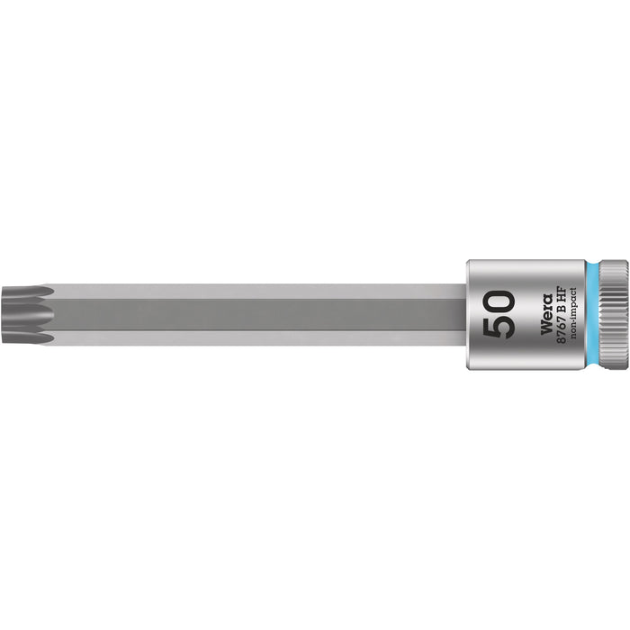 Wera 8767 B HF TORX® Zyklop bit socket with holding function, 3/8" drive, TX 50 x 100