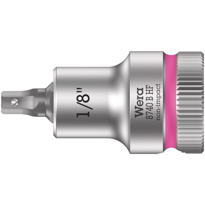 Wera 8740 B HF Zyklop bit socket with holding function, 3/8" drive, 1/8" x 35 mm