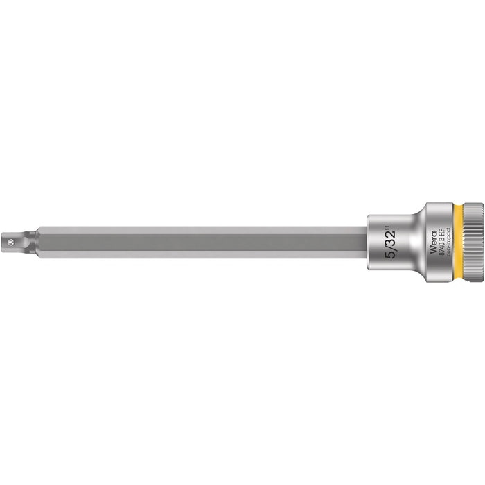 Wera 8740 B HF Zyklop bit socket with holding function, 3/8" drive, 5/32" x 107 mm