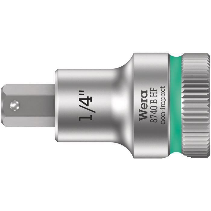 Wera 8740 B HF Zyklop bit socket with holding function, 3/8" drive, 1/4" x 35 mm