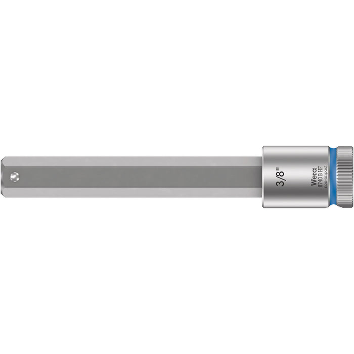 Wera 8740 B HF Zyklop bit socket with holding function, 3/8" drive, 3/8" x 100 mm