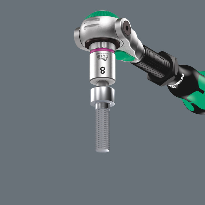 Wera 8740 B HF 1 Zyklop bit socket set with holding function, 3/8" drive, 7 pieces
