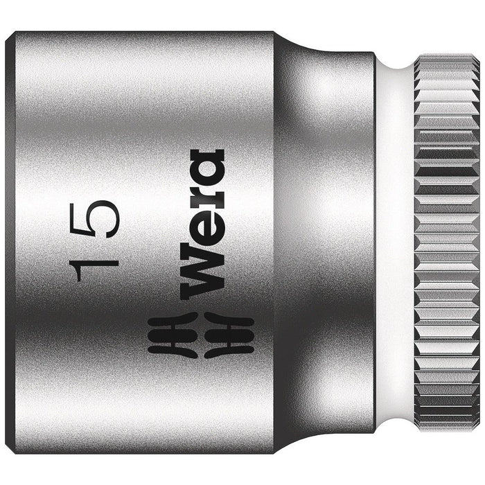 Wera 8790 HMA Zyklop 1/4" socket, 15 x 23 mm