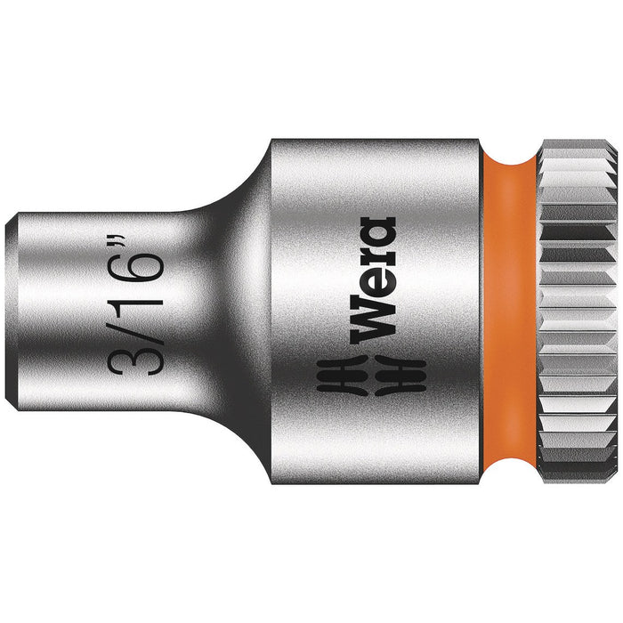 Wera 8790 HMA Zyklop 1/4" socket, 3/16" x 23 mm