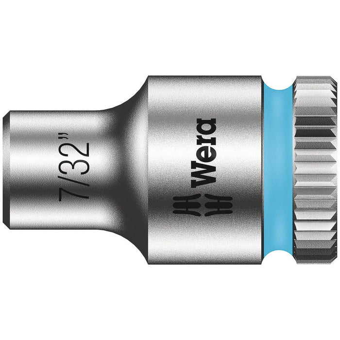 Wera 8790 HMA Zyklop 1/4" socket, 7/32" x 23 mm