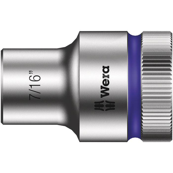 Wera 8790 HMC Zyklop socket with 1/2" drive, 7/16" x 37 mm