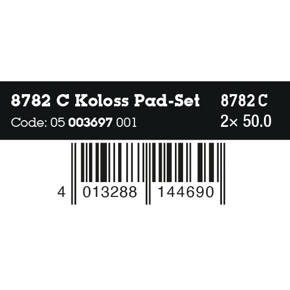 Wera 8782 C Koloss pad set, 2 pieces