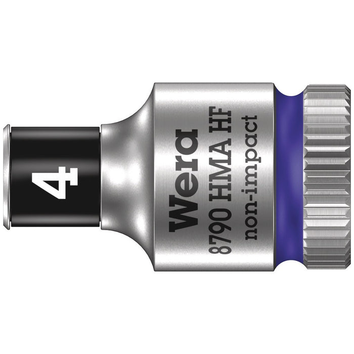 Wera 8790 HMA HF Zyklop socket with 1/4" drive with holding function, 4 x 23 mm