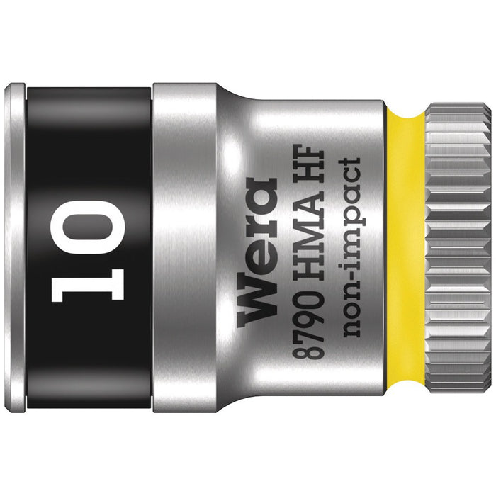 Wera 8790 HMA HF Zyklop socket with 1/4" drive with holding function, 10 x 23 mm