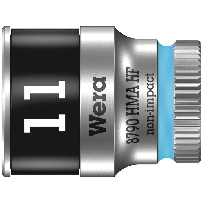 Wera 8790 HMA HF Zyklop socket with 1/4" drive with holding function, 11 x 23 mm
