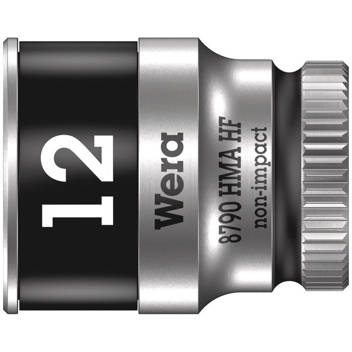 Wera 8790 HMA HF Zyklop socket with 1/4" drive with holding function, 12 x 23 mm