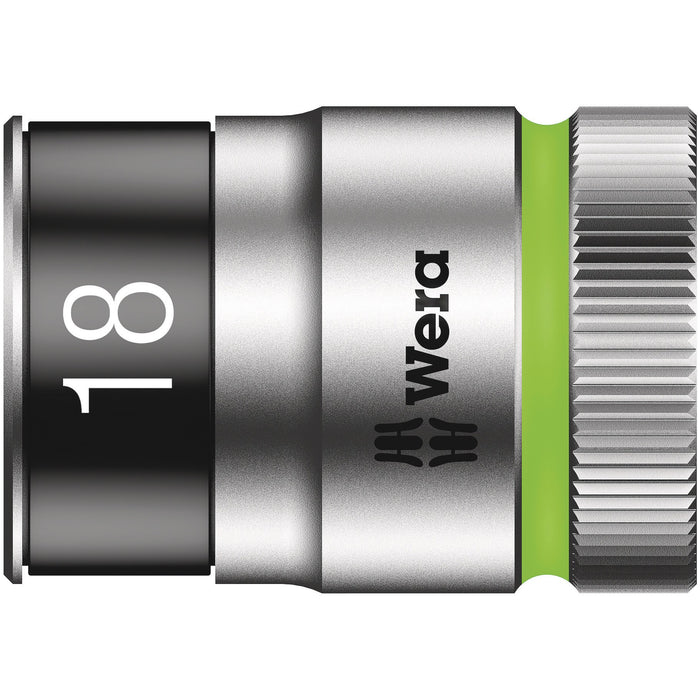 Wera 8790 HMC HF Zyklop socket with 1/2" drive with holding function, 18 x 37 mm