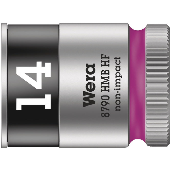 Wera 8790 HMB HF Zyklop socket with 3/8" drive with holding function, 14 x 29 mm