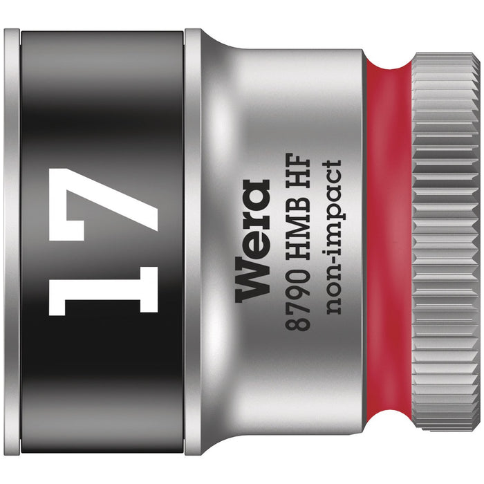 Wera 8790 HMB HF Zyklop socket with 3/8" drive with holding function, 17 x 29 mm