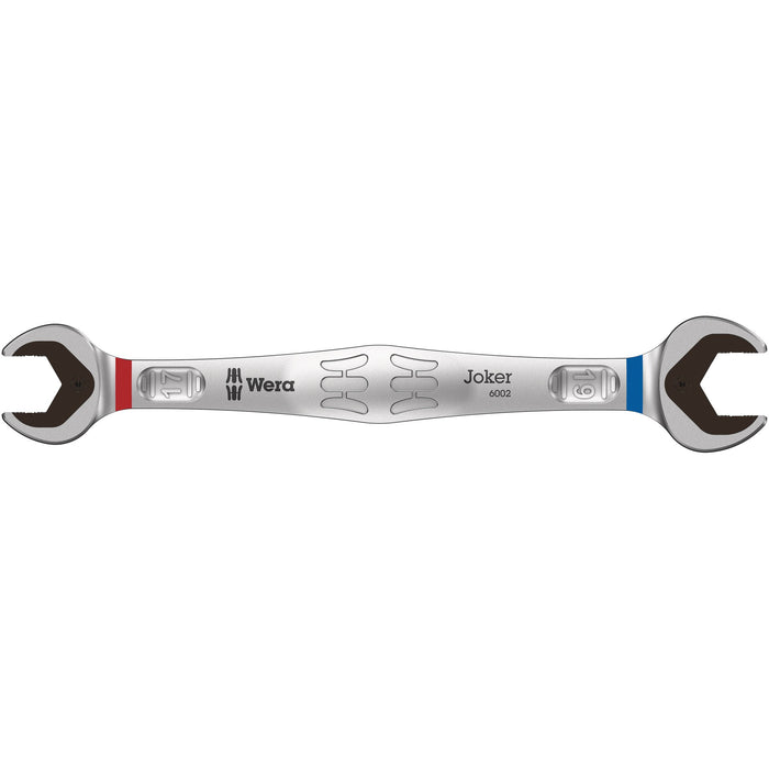 Wera 6002 Joker Double Open end wrenches, 17 x 19 x 235 mm