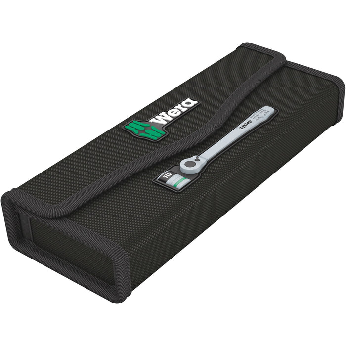 Wera 8100 SB HF 1 Zyklop Metal Ratchet Set with switch lever, 3/8" drive, with holding