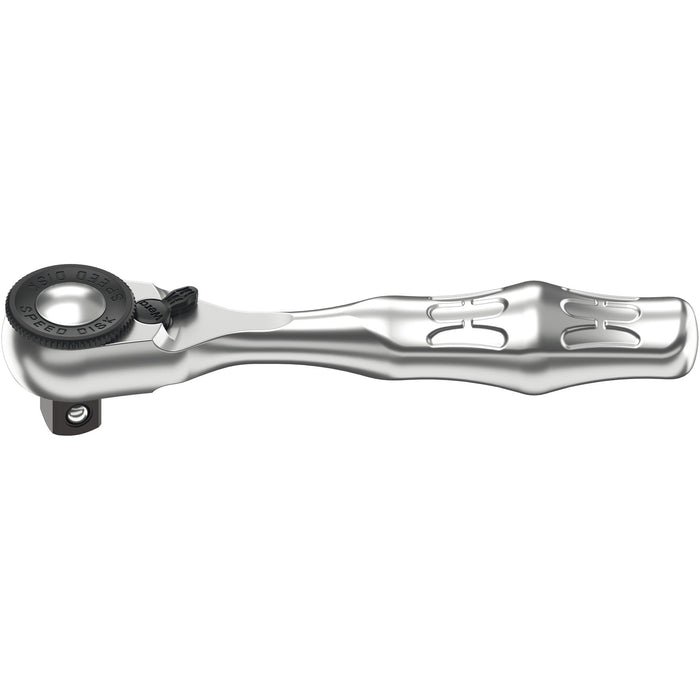 Wera 8008 A Zyklop Mini 3 Ratchet with 1/4" drive, 1/4" x 87 mm