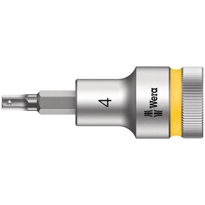 Wera 8740 C HF Zyklop bit socket with 1/2" drive with holding function, 4 x 60 mm