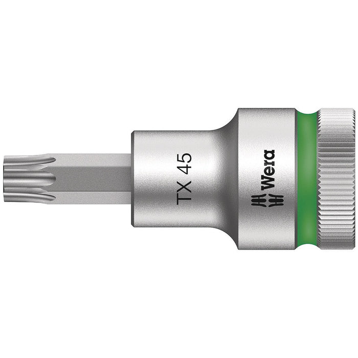 Wera 8767 C HF TORX® Zyklop bit socket with 1/2" drive with holding function, TX 45 x