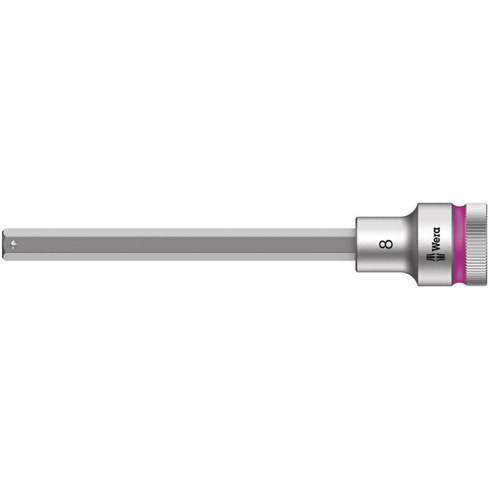Wera 8740 C HF Zyklop bit socket with 1/2" drive with holding function, 8 x 140 mm