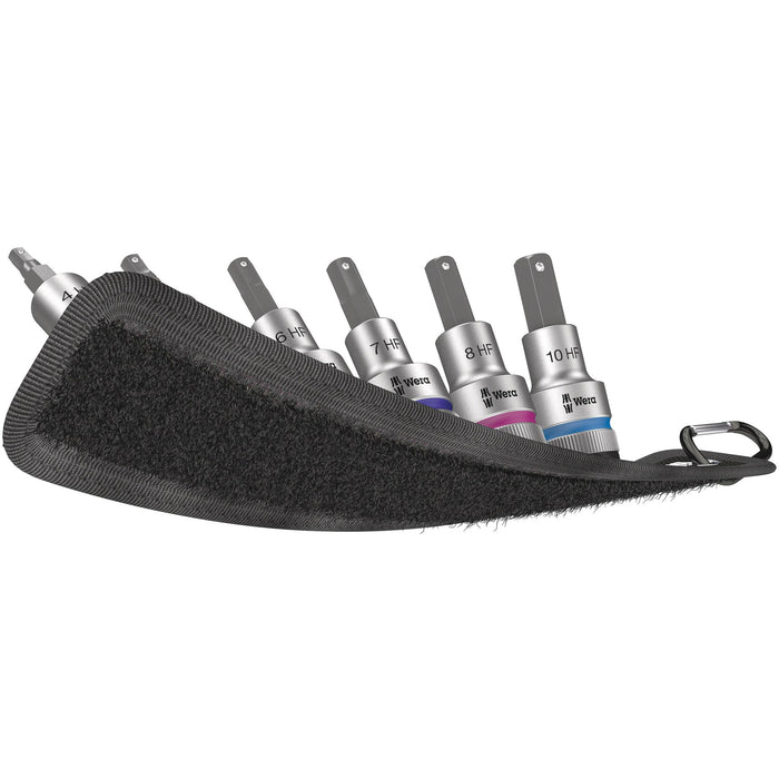 Wera Belt C 2 Zyklop In-Hex-Plus bit socket set with holding function, 1/2" drive, 6