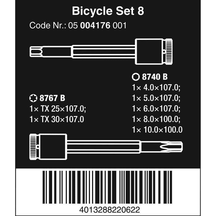 Wera Bicycle Set 8, 7 pieces