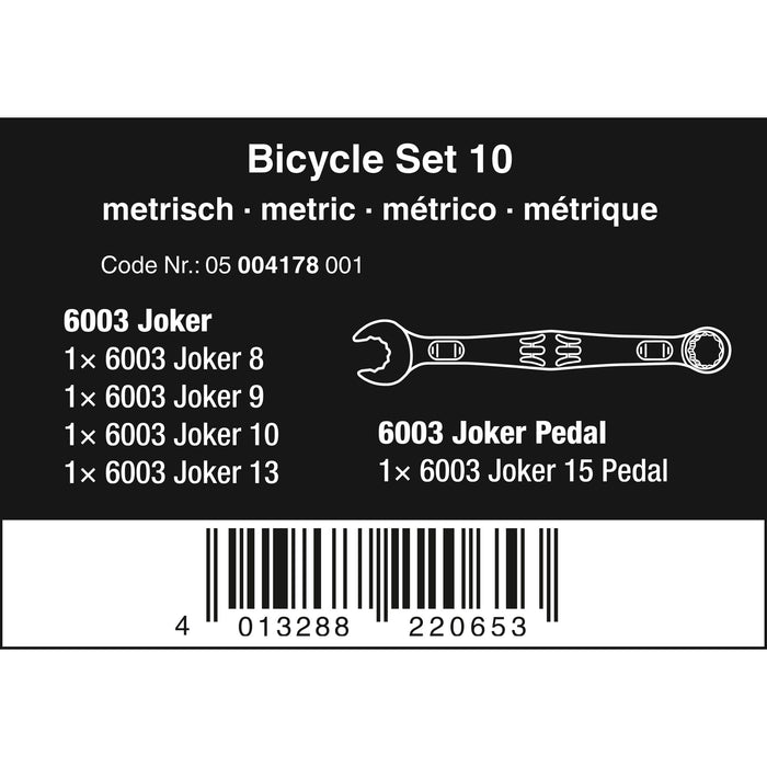 Wera Bicycle Set 10, 5 pieces