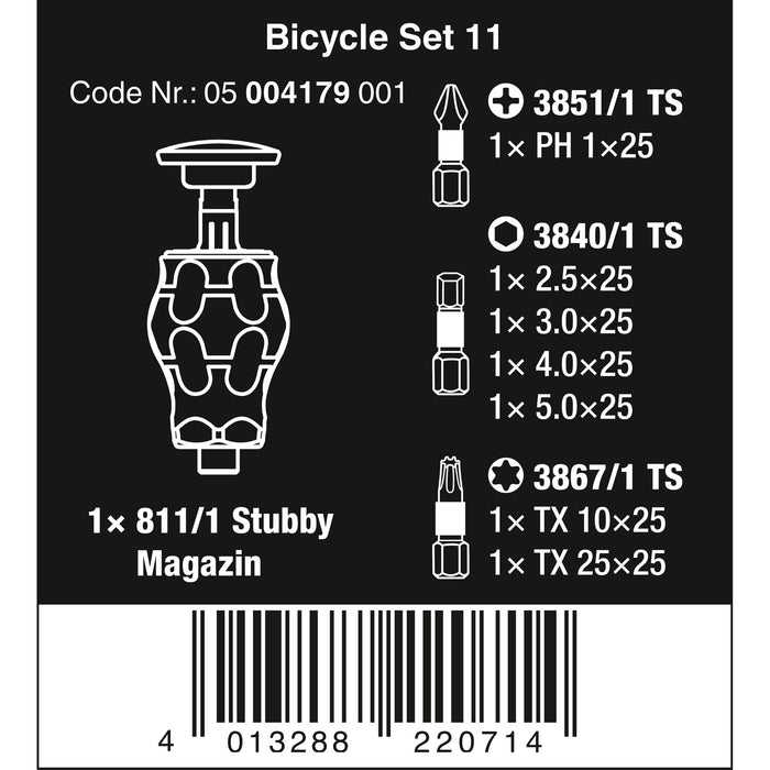 Wera Bicycle Set 11, 7 pieces