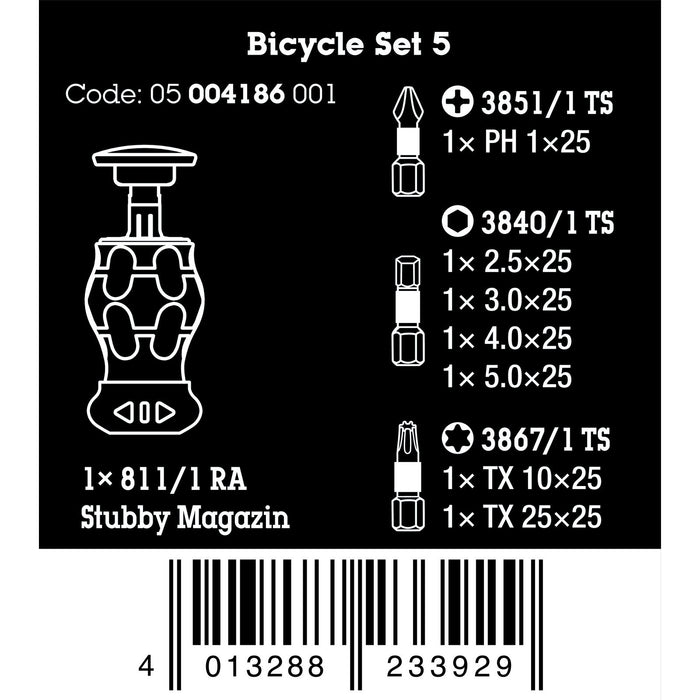 Wera Bicycle Set 5, 7 pieces