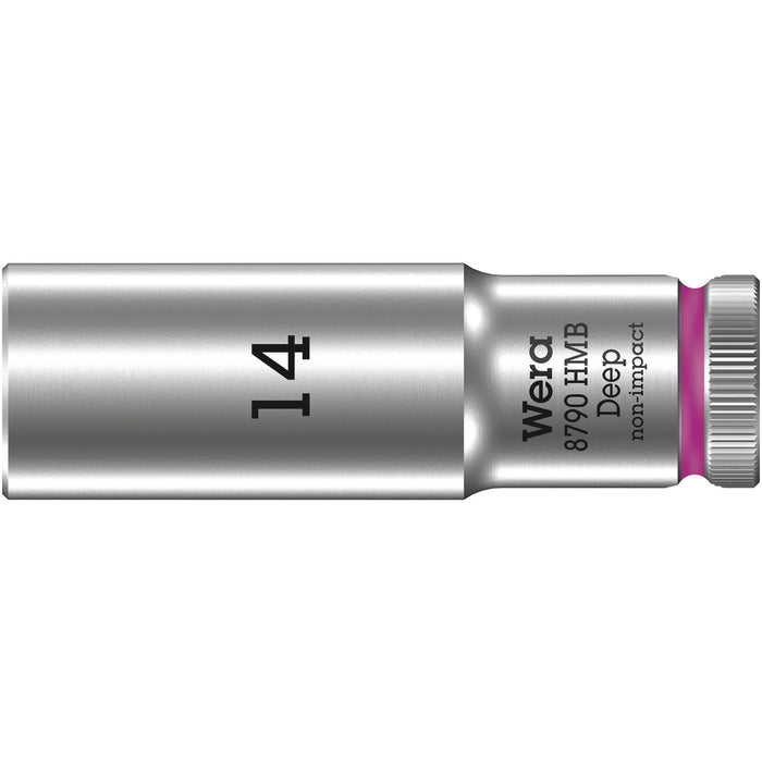 Wera 8790 HMB Deep 3/8" socket, 14 x 64 mm