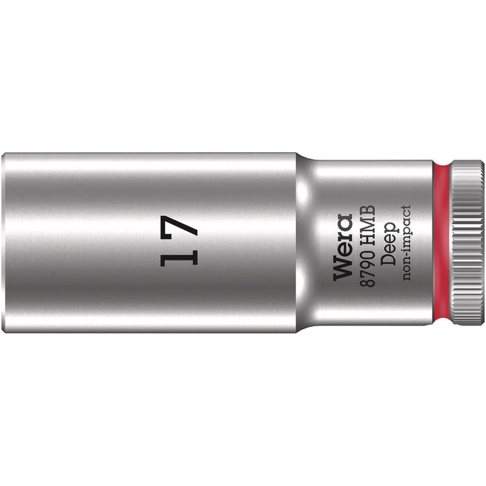 Wera 8790 HMB Deep 3/8" socket, 17 x 64 mm