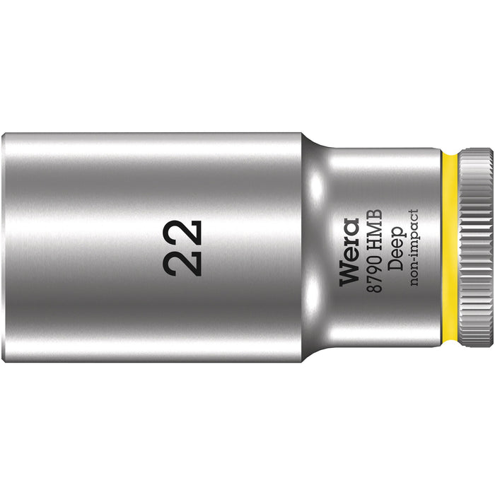 Wera 8790 HMB Deep 3/8" socket, 22 x 64 mm