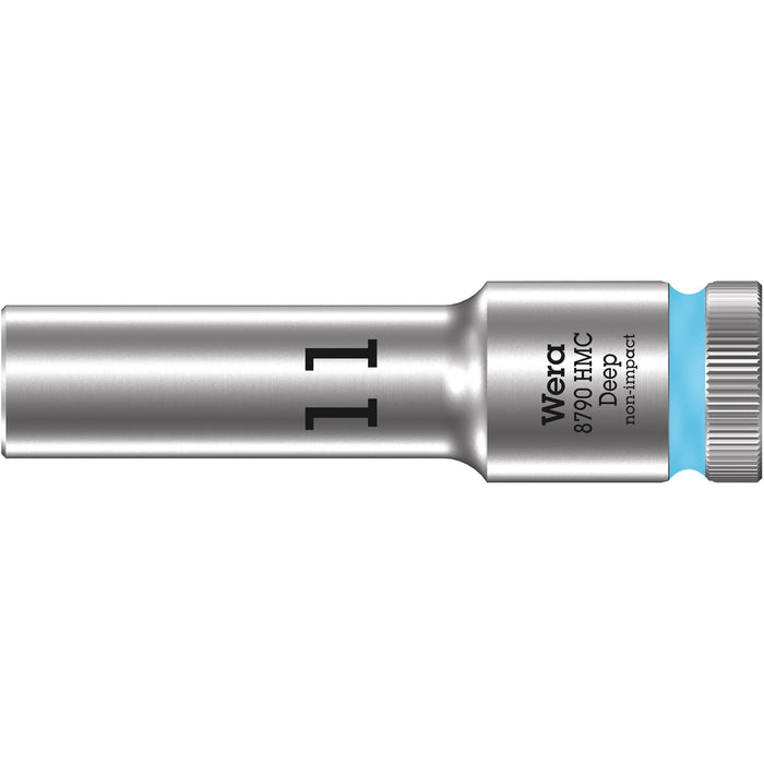 Wera 8790 HMC Deep socket with 1/2" drive, 11 x 83 mm