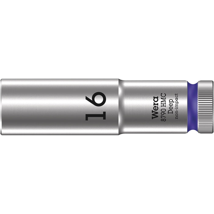 Wera 8790 HMC Deep socket with 1/2" drive, 16 x 83 mm