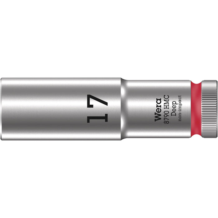 Wera 8790 HMC Deep socket with 1/2" drive, 17 x 83 mm