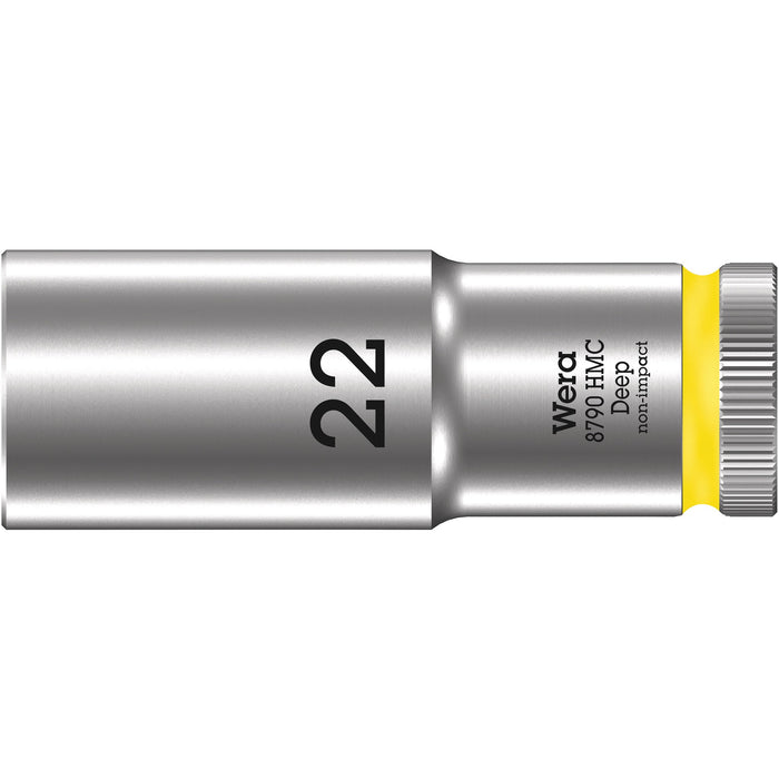 Wera 8790 HMC Deep socket with 1/2" drive, 22 x 83 mm