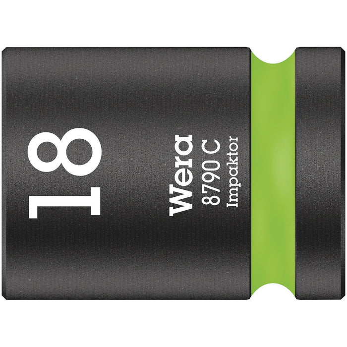 Wera 8790 C Impaktor socket with 1/2" drive, 18 x 38 mm