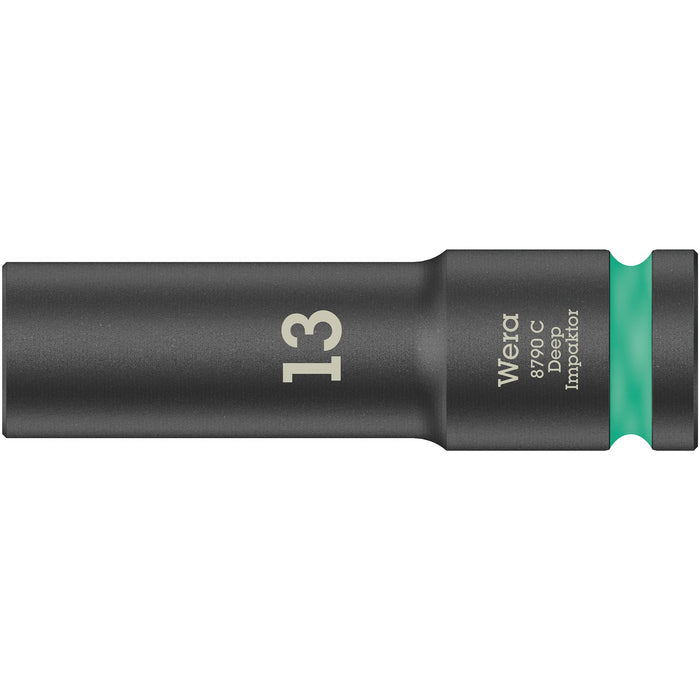 Wera 8790 C Impaktor Deep socket with 1/2" drive, 13 x 83 mm