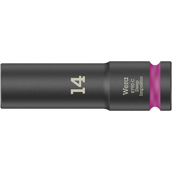 Wera 8790 C Impaktor Deep socket with 1/2" drive, 14 x 83 mm