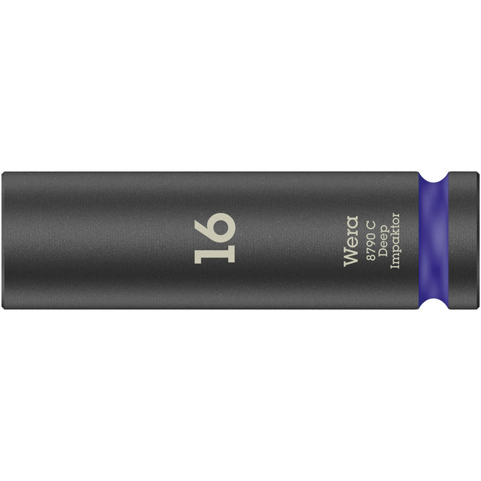 Wera 8790 C Impaktor Deep socket with 1/2" drive, 16 x 83 mm