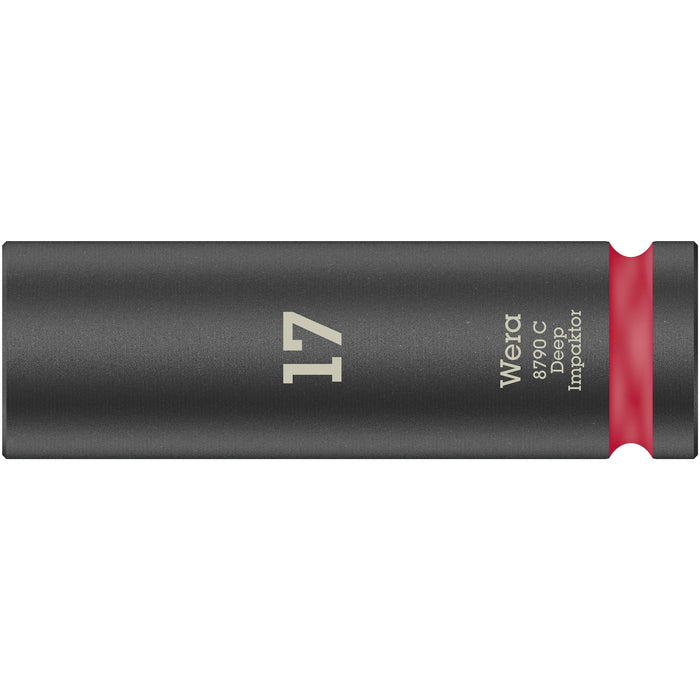 Wera 8790 C Impaktor Deep socket with 1/2" drive, 17 x 83 mm