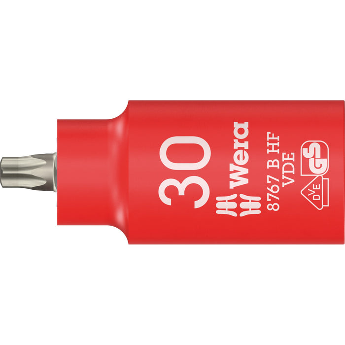 Wera 8767 B VDE HF TORX® Zyklop bit socket, insulated, with holding function, 3/8"