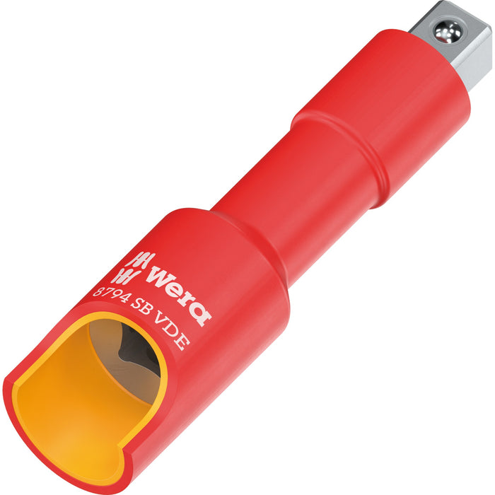 Wera 8794 SB VDE Zyklop extension, insulated, short, 3/8", 3/8" x 91 mm