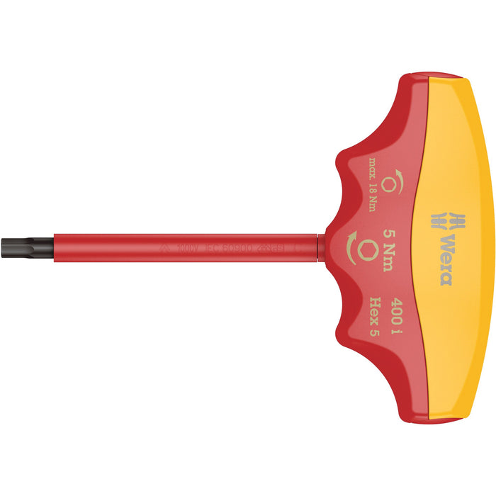 Wera 400 i VDE Hex Insulated torque-indicator, 4 mm x 5.0 Nm