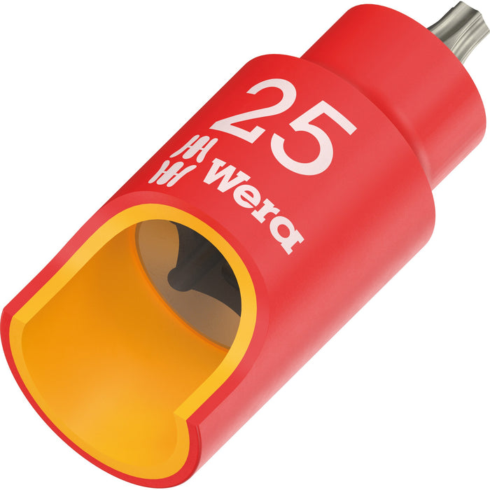 Wera 8767 A VDE HF TORX® Zyklop Bit socket, insulated, with 1/4" drive, with holding