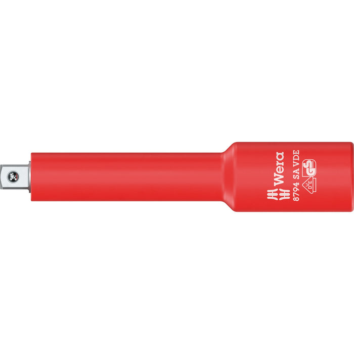 Wera 8794 SA VDE Zyklop extension, insulated, short, 1/4", 1/4" x 91 mm